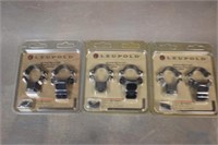 (3) Leupold Quick Release High Mount Rings