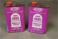 (2) Sealed Cans of Dupont IMR 4895 Smokeless Powde