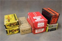 (7) Boxes of Assorted Reloading Bullets