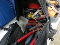 BAG OF ASSORTED TOOLS - "SWISS ARMY" BAG