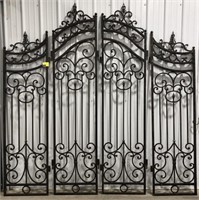 4 section cast iron gates 97x96? very heavy