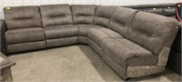 Upholstered sectional Electric Reclining couch