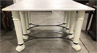 John-Richard marble table with claw feet