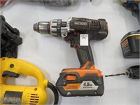 RIDGID CORDLESS DRILL WITH BATTERY, NO CHARGER