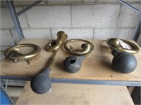 3-Brass Vintage Car Horns