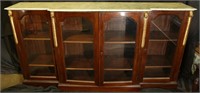 19th CENTURY REGENCY CREDENZA WITH FAUX MARBLE TOP
