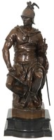 F. Barbedienne Bronze "Le Courage Militaire"