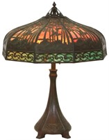 Handel Sunset Palm 20 Inch Table Lamp