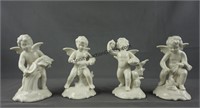 Dresden Bisque Porcelain 4 Season Cherub Figurine