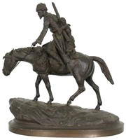 Felix Hodorovich Russian Bronze Figural Sculpture