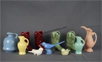 Group of Vintage Pottery Miniature Figures & Vases