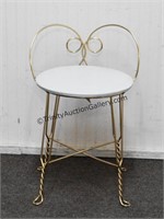 Brass Plated Vanity Chair c.1960's