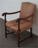 c.1930 Walnut Occasional Side Chair