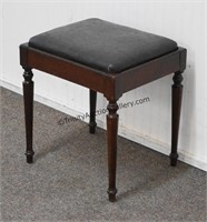 Sewing Machine Stool With Singer Supplies c.1930
