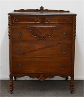 Walnut Chest of Drawers c.1920's