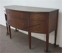 Federal Style Bow Front Buffet c.1930's