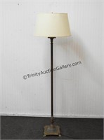 Antique Brass Torchiere Floor Lamp