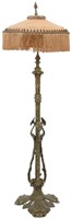 Art Nuveau Bronze Floor Lamp