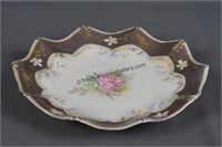 R.S. Prussia Rose Floral 8 1/2" Plate