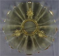Fostoria Baroque Topaz 14" Torte Plate