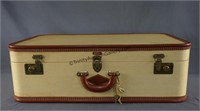 Vintage Lincoln Zephyrweight Tweed Suitcase