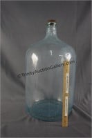 Vintage 5 Gallon Glass Water Jug with Lid
