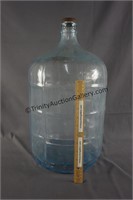 Vintage 5 Gallon Ribbed Glass Water Jug