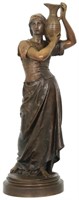 Jean Gautherin Bronze "Rebecca At The Well"