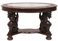 R.J. Horner Winged Griffin Library Table