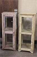 Shabby Display Cabinets