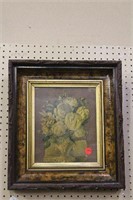 Floral Print in Nice Wood Frame