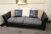 Modern Sofa with Microfiber Cushions