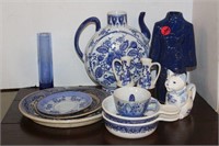 Selection of Blue & White Décor