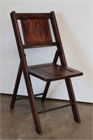 Vintage Wooden Folding Chair