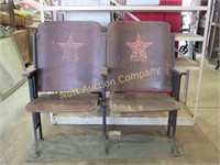 2 Vintage Theater Seats