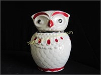 Owl Cookie Jar (Paint Chipped & Worn)