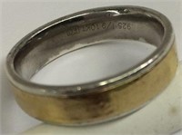 Sterling Silver & 10k Gold Ring