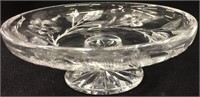 Cut Glass Footed Compote