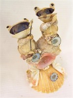Seashell Frog Figurine