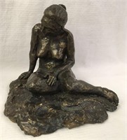 Bronze Sculpture Of Nude Woman