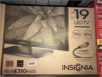 INSIGNIA $130 RETAIL 19" LED TV -ATTENTION ONLINE
