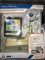 ACU RITE $131 RETAIL PROFESSIONAL WEATHER CENTER