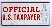 Official U.S. Taxpayer License Plate / Topper