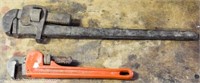 (2) Pipe Wrenches - 14" & 22"