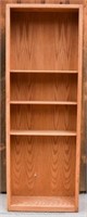 Oak Bookshelf w/ Adjustable Shelving