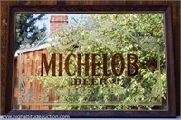 Anheuser-Busch Michelob Beer Mirror Bar Sign