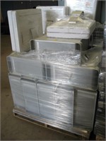 Pallet of CPUs and laptops