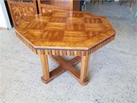 Vintage Solid Wood Octagonal Nook Table