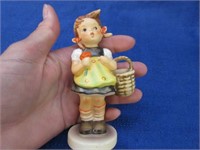 goebel w. germany girl with basket figurine