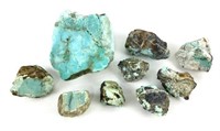 Assorted Rough Nevada Turquoise Chunks